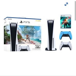 PlayStation 5 Disc Console with 2 controllers